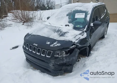 2019 Jeep Compass Sport 4X4 from USA, damaged, VIN 3C4NJDAB1KT703073